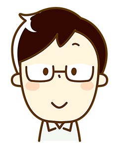 優等生タイプの男性